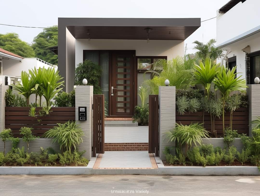 Thiết kế sân vườn trước nhà - zion's